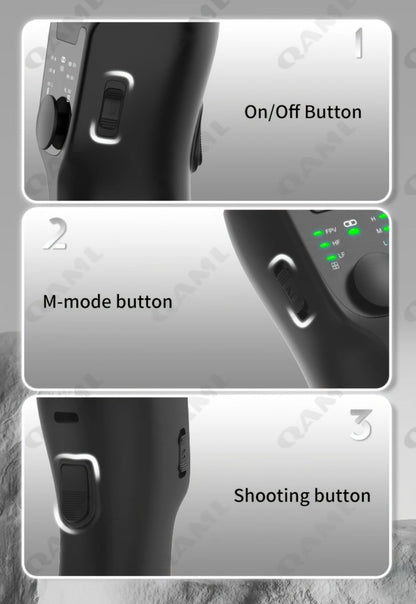 Handheld 3-Axis Smartphone Gimbal Stabilizer with Wireless Bluetooth No App Required Anti-Shake Video Recording