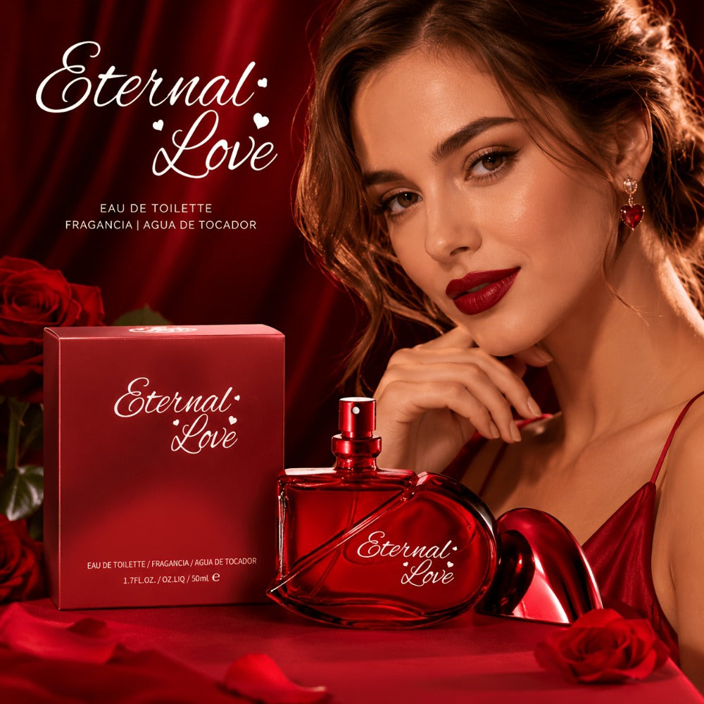 Perfume for Women Love Floral EDP in Sculptural Red Bottle with Fresh Romantic Source Profile