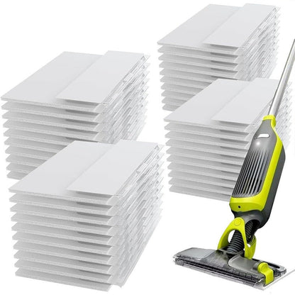 VACMOP-Style White Disposable Replacement Pads in 10-, 20-, 30- or 40-Pack Checkout Options