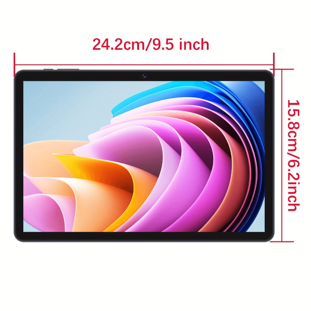 Android Tablet 10-Inch with Android 14, Octa-Core CPU, Dual-Band WiFi and Keyboard Mouse Bundle