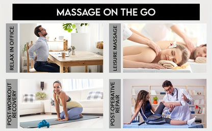 Handheld Massage Gun Collection with X6, M68-7 and X7 Model Labels in Black or Grey Finishes