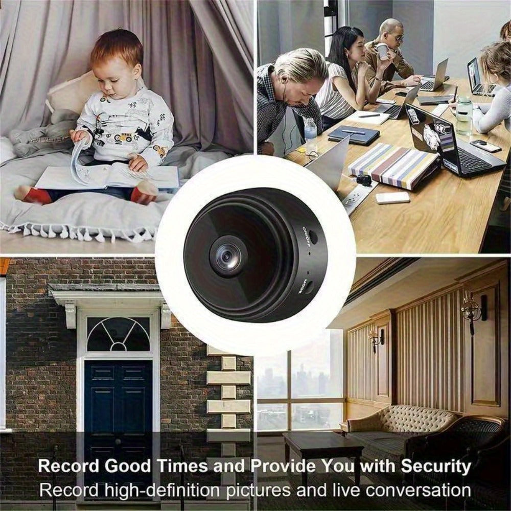 Battery Powered WiFi Security Camera 1080P Multi-Pack – Wireless Indoor Outdoor Home Surveillance System, Wide-Angle Remote Monitoring, No Wiring, Available in 9 or 12 Camera Pack