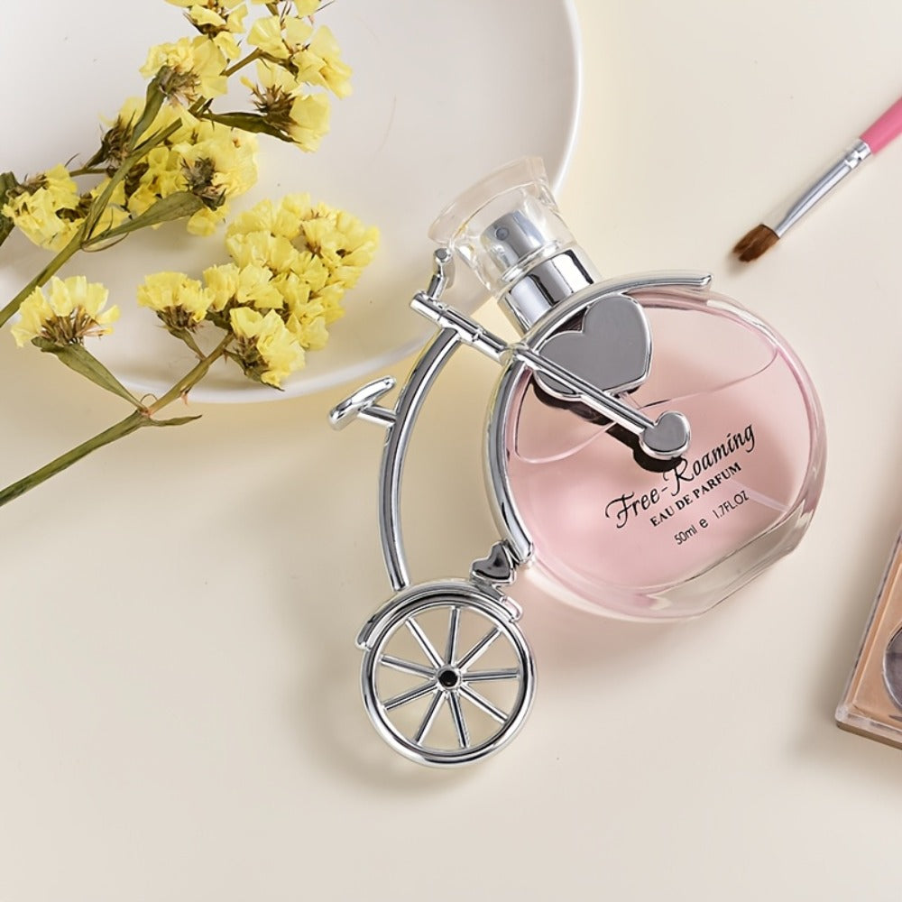 Perfume for Women in 50ml Bicycle-Inspired Bottle with Floral-Fruity Profile and Warm Musk Base