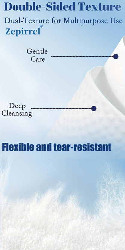 Extra Large Disposable Facial Cleansing Tissues 26×30cm – Thickened Ultra-Soft Cotton Wipes for Face Washing & Makeup Removal, Gentle for All Skin Types, 40/120/240 Pcs