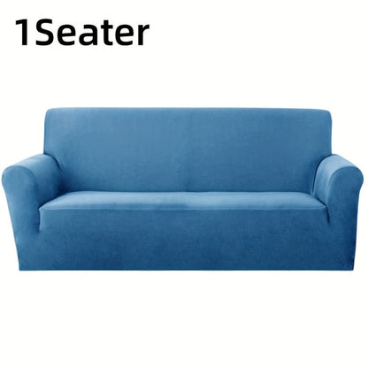 Sofa Cover Elastic Anti-Slip Stretch Slipcover for 1, 2, 3 or 4-Seater Sofas in Seven Solid Colors