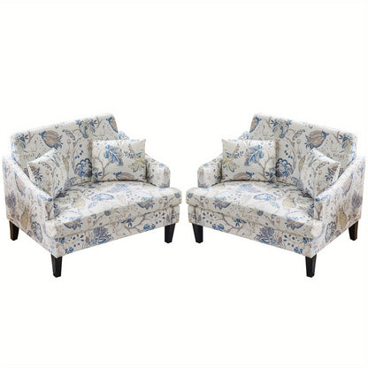 Accent Chair shown in the Blue Floral, Set Of 2 option