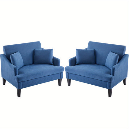 Accent Chair shown in the Blue, Set Of 2 option