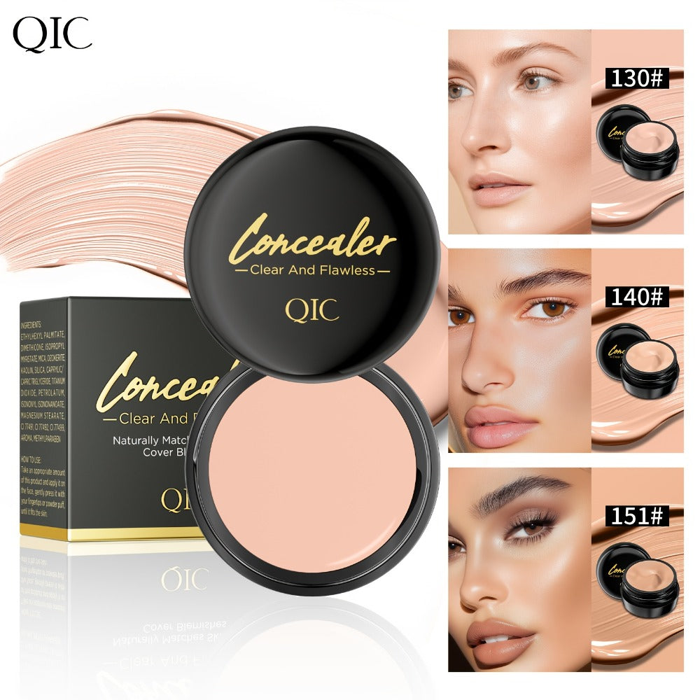 Two-Piece Concealer Cream Set with Matte Finish and Buildable Coverage for Spots and Everyday Face Makeup