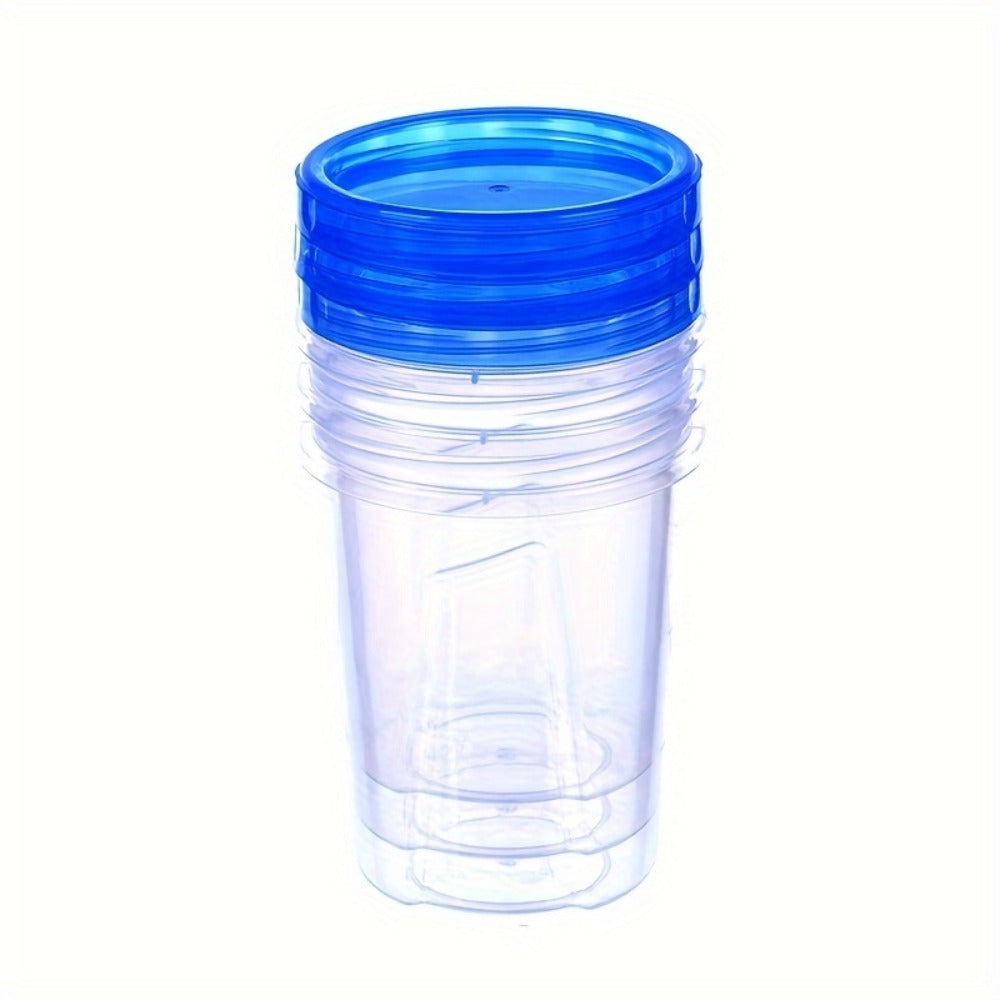 Food Storage Containers Stackable Clear Canister Set in Three 1000 mL or Six 500 mL Configurations