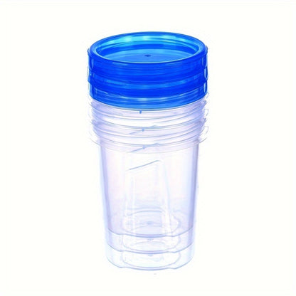 Food Storage Containers Stackable Clear Canister Set in Three 1000 mL or Six 500 mL Configurations