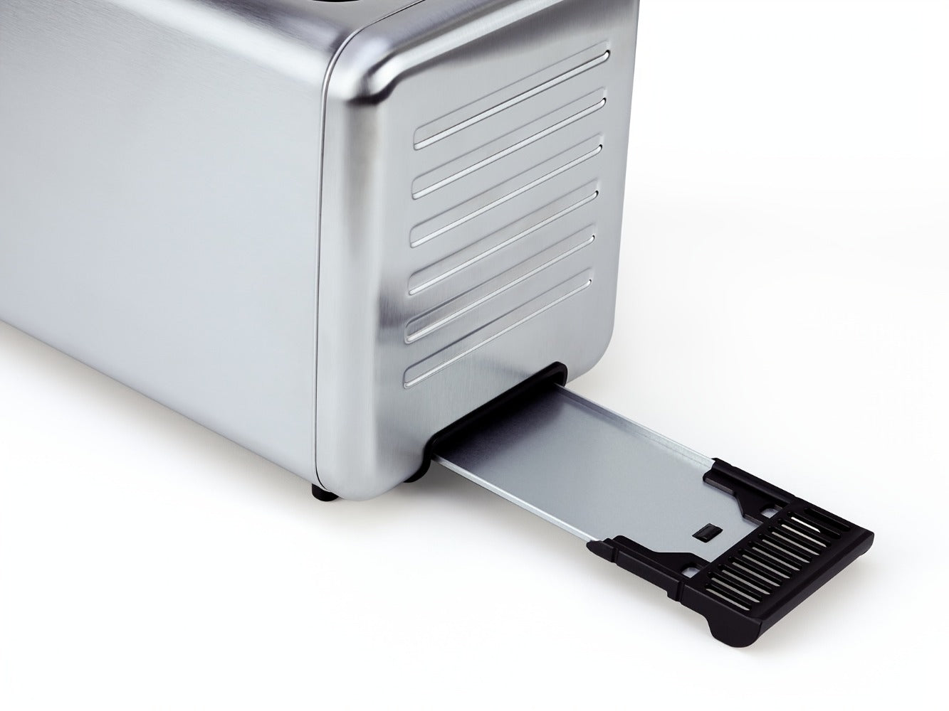Long-Slot Four-Slice Toaster with Touch Screen, Six Shade Levels and Removable Slide-Out Crumb Tray