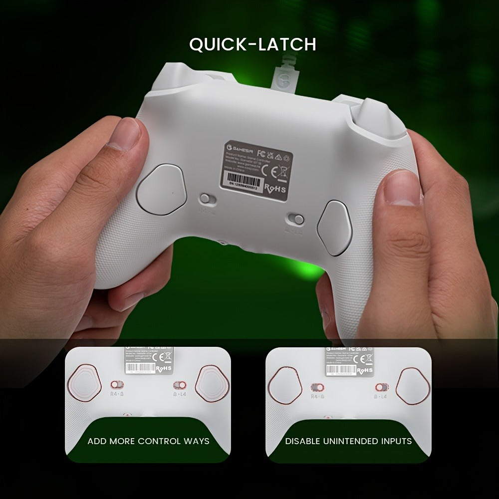 GameSir G7 SE Wired Xbox Controller with Hall Effect Joystick & Trigger, Anti-Drift Gamepad for Xbox Series X|S, Xbox One & Windows PC, Magnetic Swappable Faceplate, Mappable Back Buttons