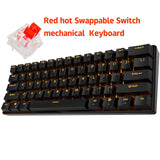 Hot Swappable Red shaft Black
