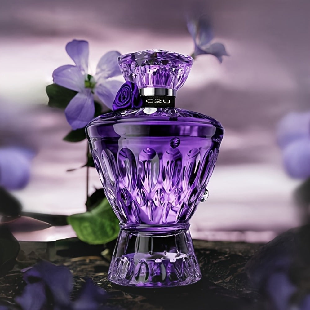 Obsidian Violet Eau de Parfum Spray, 75ml Purple Bottle with Floral, Woody and Musk Scent Profile