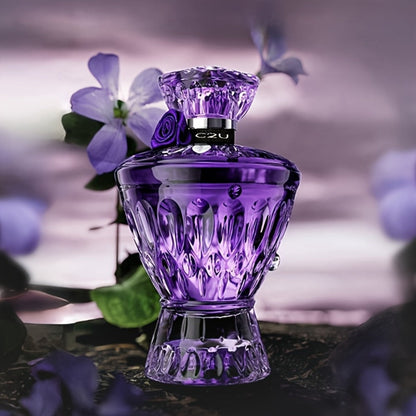Obsidian Violet Eau de Parfum Spray, 75ml Purple Bottle with Floral, Woody and Musk Scent Profile