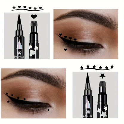 Waterproof Eyeliner Pen Set 6pcs Double-Ended Liquid Eyeliner Kit – Smudge-Proof, Oil-Proof, Long-Lasting Precision Eye Liner Pencil for Women, All-Day Wear, Cat Eye, Holiday Makeup Gift Set