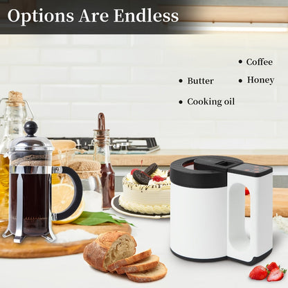 Herbal Oil Infusion Machine & Decarboxylator All-in-One Butter Tincture Maker with Food Grade Stainless Steel Canister – Easy Herb Infuser for Oils Butters & Tinctures with Recipe Book