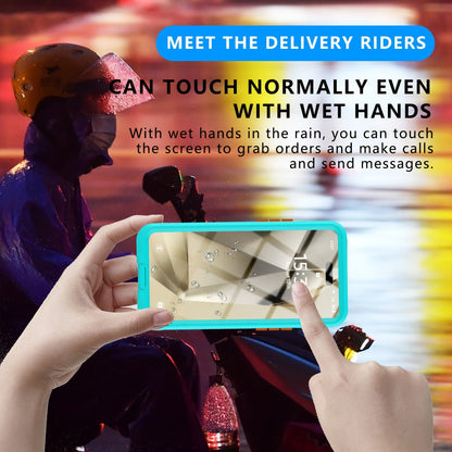 Waterproof iPhone Case IP68 360° Full Body Shockproof Dustproof Underwater Swimming Surfing Sports Cover for iPhone 16 15 Pro 15 14 Pro 14 13 Pro 13 12 Pro 12 – Underwater Photography Beach