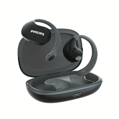 Philips TAT2708 True Wireless Earbuds, Stereo Surround Sound ENC Noise Cancellation Touch Controls Built-in Mic, 24H Polymer Battery USB-C Fast Charging Case, Lightweight for Commuting Workouts Daily Use
