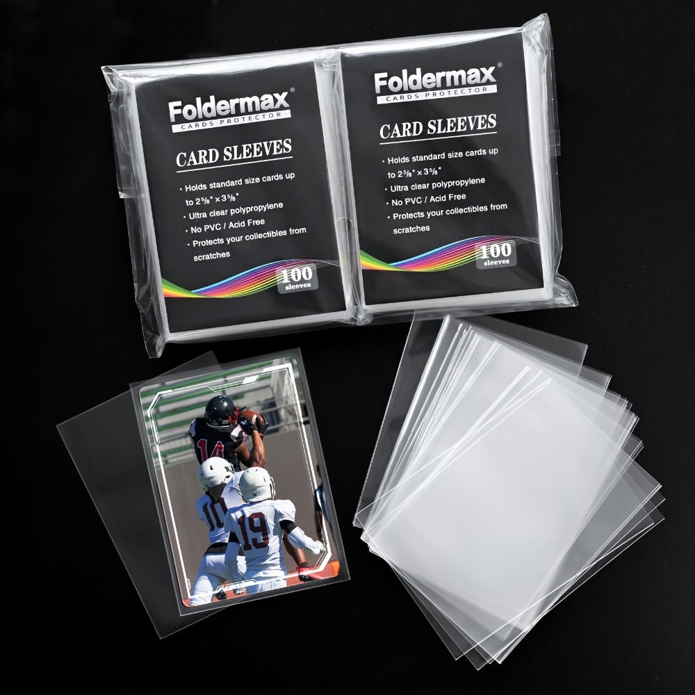 Penny Sleeves for Trading Cards 200/500/1000/2000 Pack – Premium Soft Card Sleeves for Baseball, TCG, Game Cards | Kids & Collectors Gift