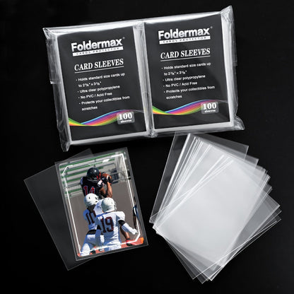 Penny Sleeves for Trading Cards 200/500/1000/2000 Pack – Premium Soft Card Sleeves for Baseball, TCG, Game Cards | Kids & Collectors Gift