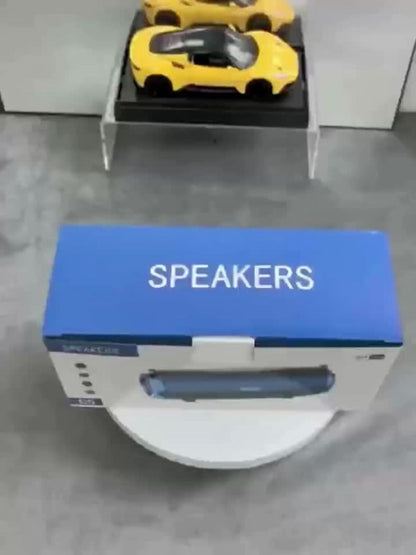 Portable Bluetooth Speaker BCUOZ with 3D Stereo Configuration, TWS, Hands-Free Calls, FM, AUX, USB and TF