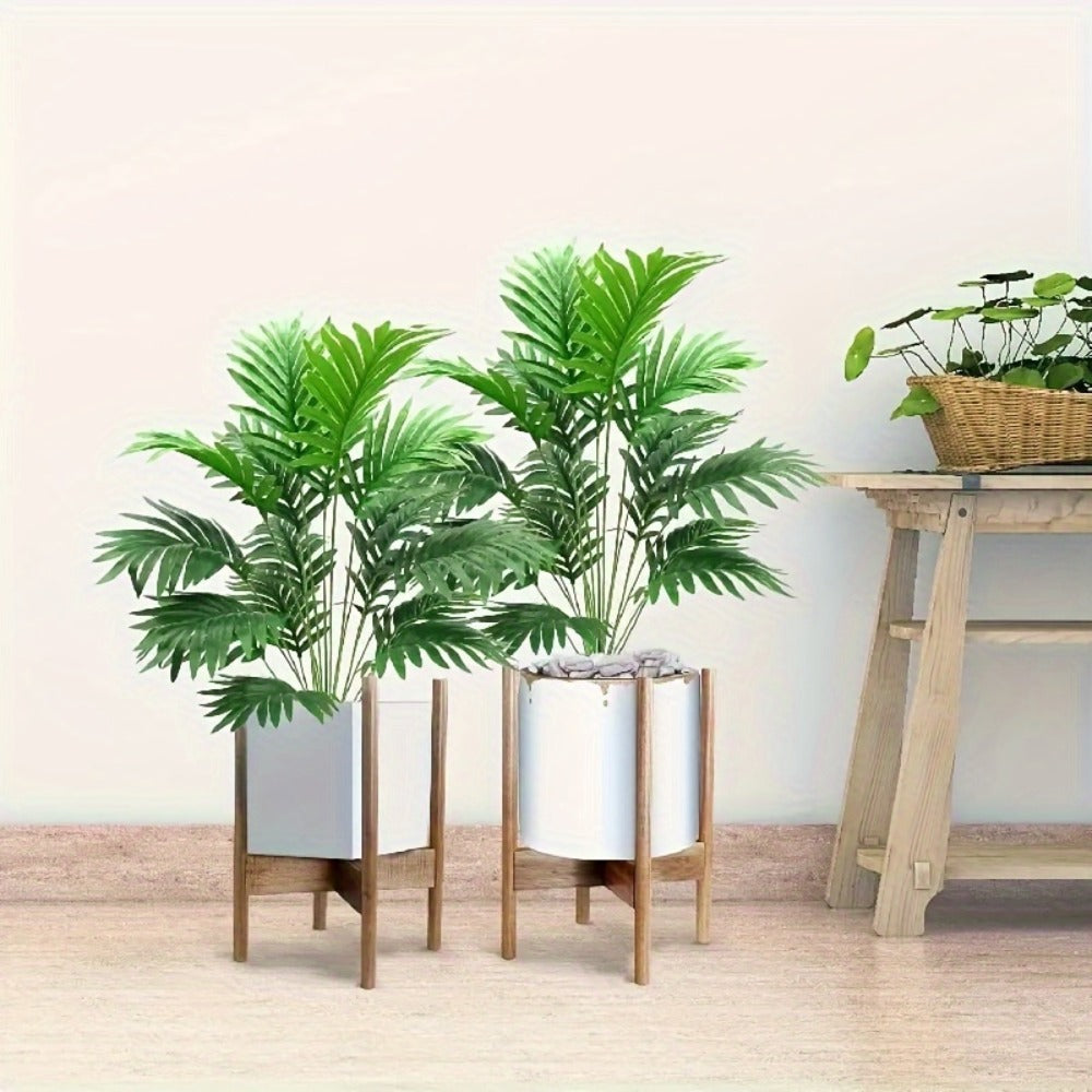 Realistic Artificial Plants 2pcs – Lifelike Fake Plant Decor for Indoor & Outdoor, Home, Wedding, Garden & Festival Celebrations, Elegant Faux Greenery Decoration Set