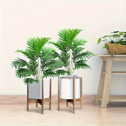 Realistic Artificial Plants 2pcs – Lifelike Fake Plant Decor for Indoor & Outdoor, Home, Wedding, Garden & Festival Celebrations, Elegant Faux Greenery Decoration Set
