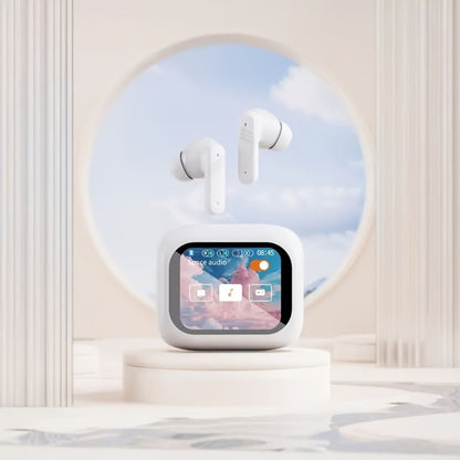 Wireless Earbuds Bluetooth 5.4 with ANC and ENC, LED Touchscreen Case and 48-Hour Playtime