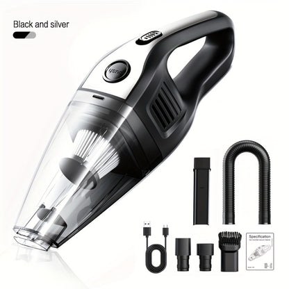Wireless Car Vacuum Cleaner 5000PA - USB Charging, One-Click Dust Empty, 2000mAh Rechargeable, 40dB Low Noise, Portable Handheld Auto Vacuum for Cars, Home, Office & Pet Hair, 6 Colors