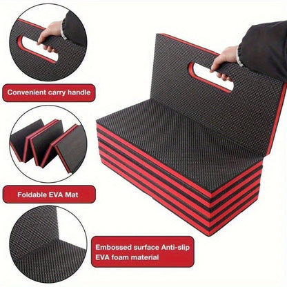 EVA Foldable Work Kneeling Pad - Waterproof Thermal Insulation Mat for Car Repair, Camping & Outdoor Use - 1 or 2 Pack