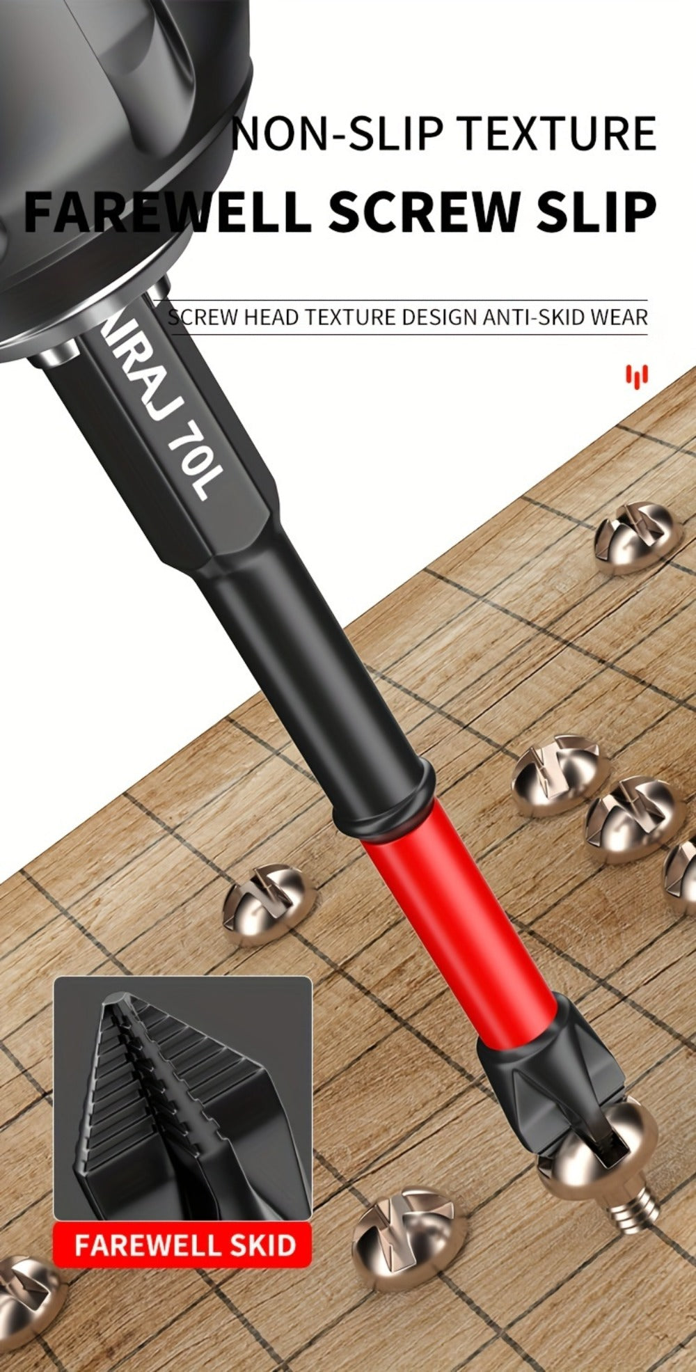 Magnetic PH2 Screwdriver Bit Set with 2-, 24- or 60-Piece Checkout Options and Mixed Lengths