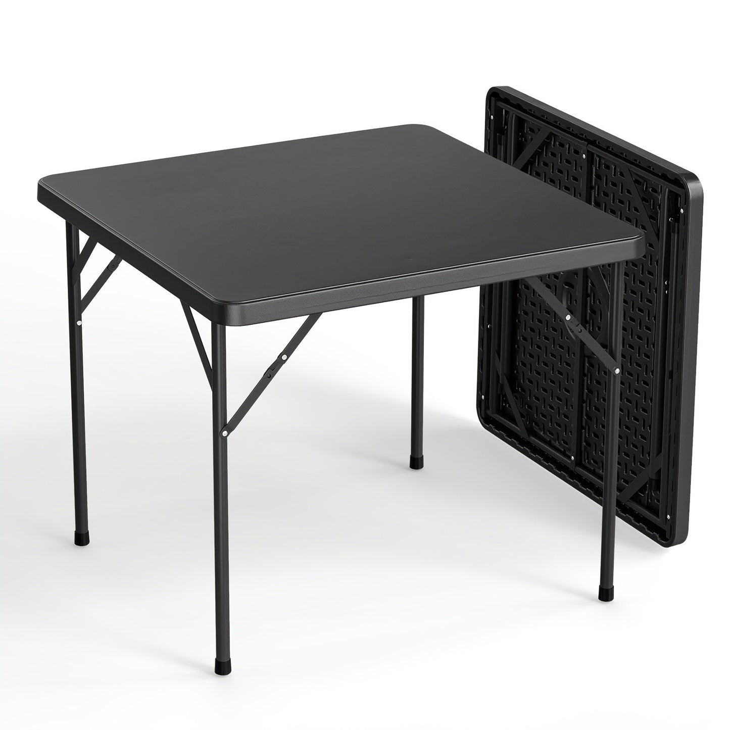 Folding Table shown in the Black-non-foldable Table top option