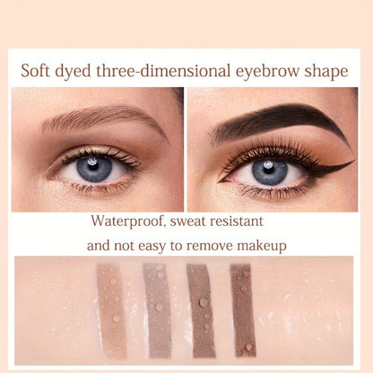 Waterproof Eyebrow Pencil Double-Ended Micro Precision Tip - Smudge-Proof Brow Definer, for Makeup, Travel and Everyday Vanity Use