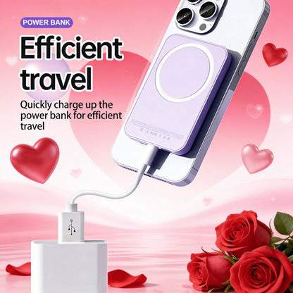 Magnetic Power Bank 5000mAh Mini Wireless Charging PD & QC 3.0 Fast Charge Colorful Portable Charger for iPhone 17 16 15 14 13 MagSafe Compatible