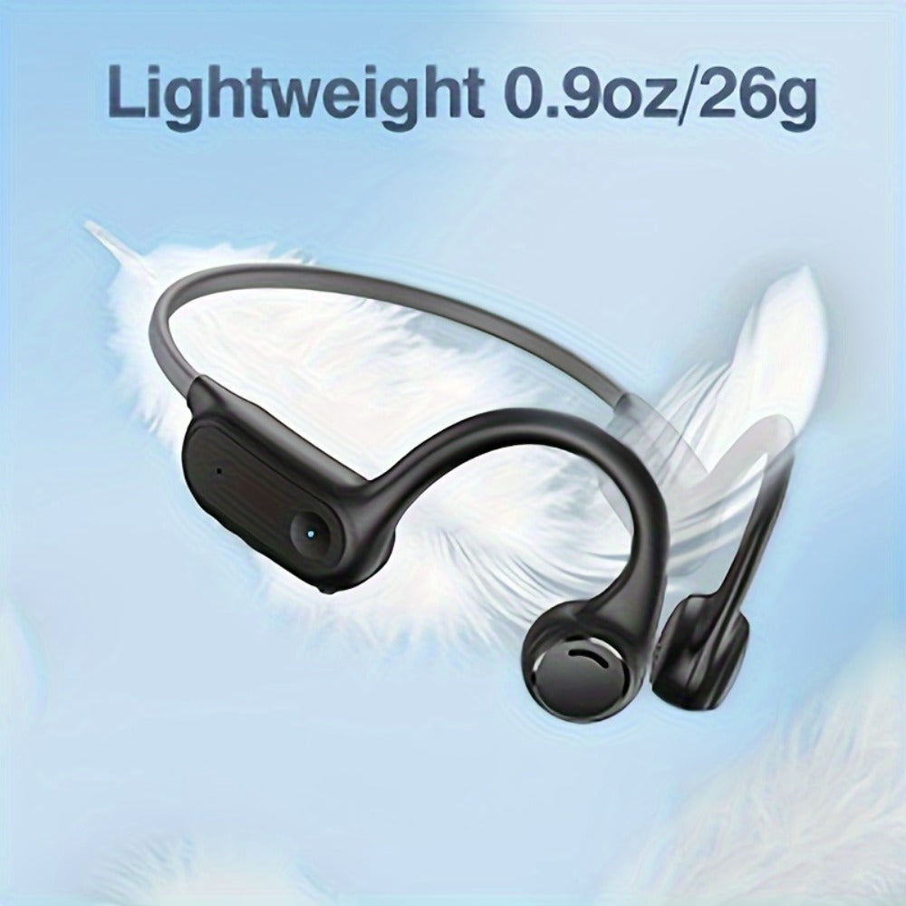 Sport Open Ear Headphones Wireless Bluetooth with Noise-Canceling Mic – Air Conduction Running Headphones 10H Playtime Open-Ear Stereo Headset for Workout Cycling Gym Outdoor Sports