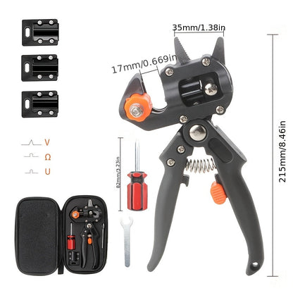 Grafting Pruning Shears Professional Garden Grafting Tool, Branch Cutter Secateur & Grafting Scissors for Fruit Tree Vaccination, Farming & Plant Propagation