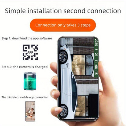 Security Camera Mini 1080P Pan-Tilt Model with Dual-Band WiFi, Infrared Night Vision and 7, 10 or 20-Day Standby Options