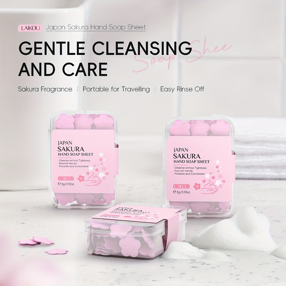 15-Box Travel Soap Paper Sheet Set in Milk, Vitamin C and Sakura-Labeled Scented Formats for Daily Carry