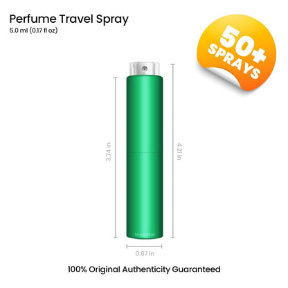 Ralph Lauren Polo Cologne for Men Travel Spray EDT 5ml Iconic Green Leather Tobacco Basil Pine Vintage Fragrance Atomizer
