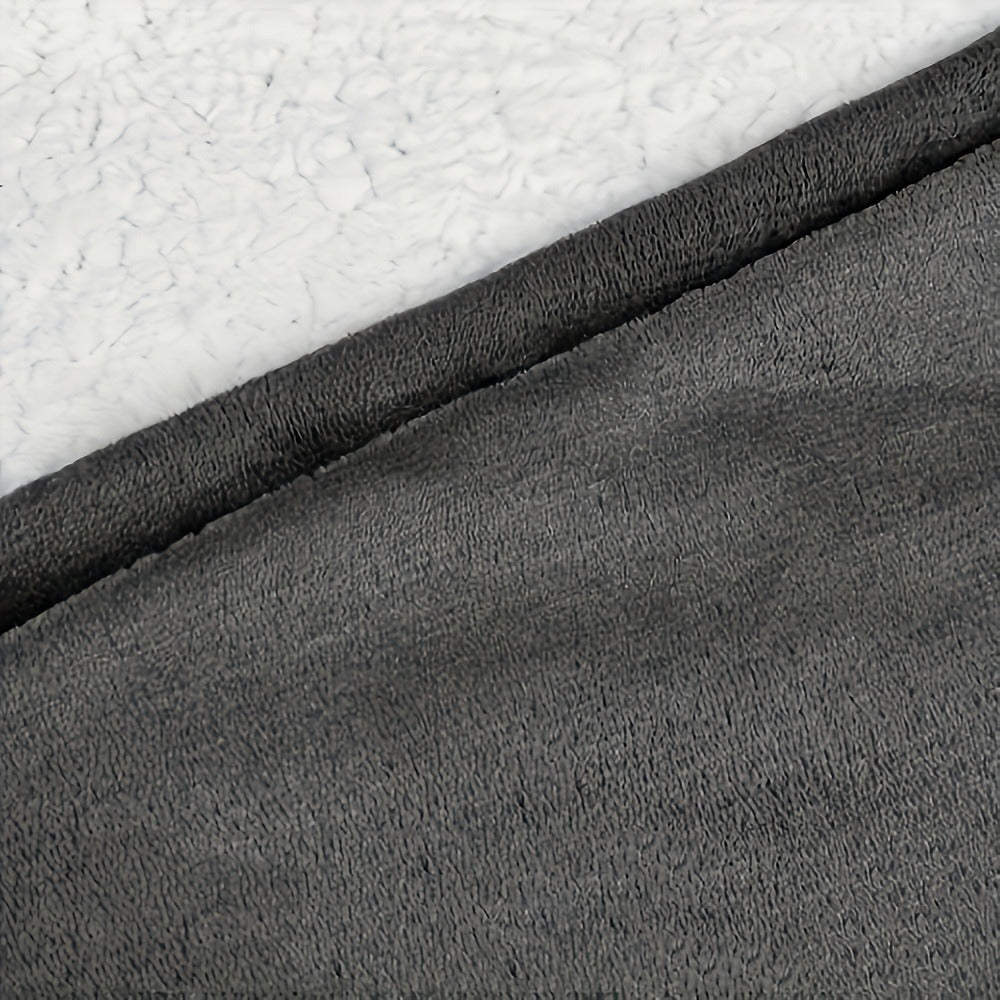 Hooded Wearable Blanket – Double-Sided Flannel Suede Hoodie Blanket for Women & Men, 500gsm Oversized Warm Cozy Sweatshirt