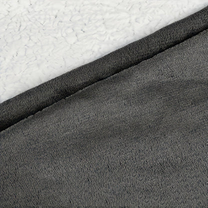 Hooded Wearable Blanket – Double-Sided Flannel Suede Hoodie Blanket for Women & Men, 500gsm Oversized Warm Cozy Sweatshirt
