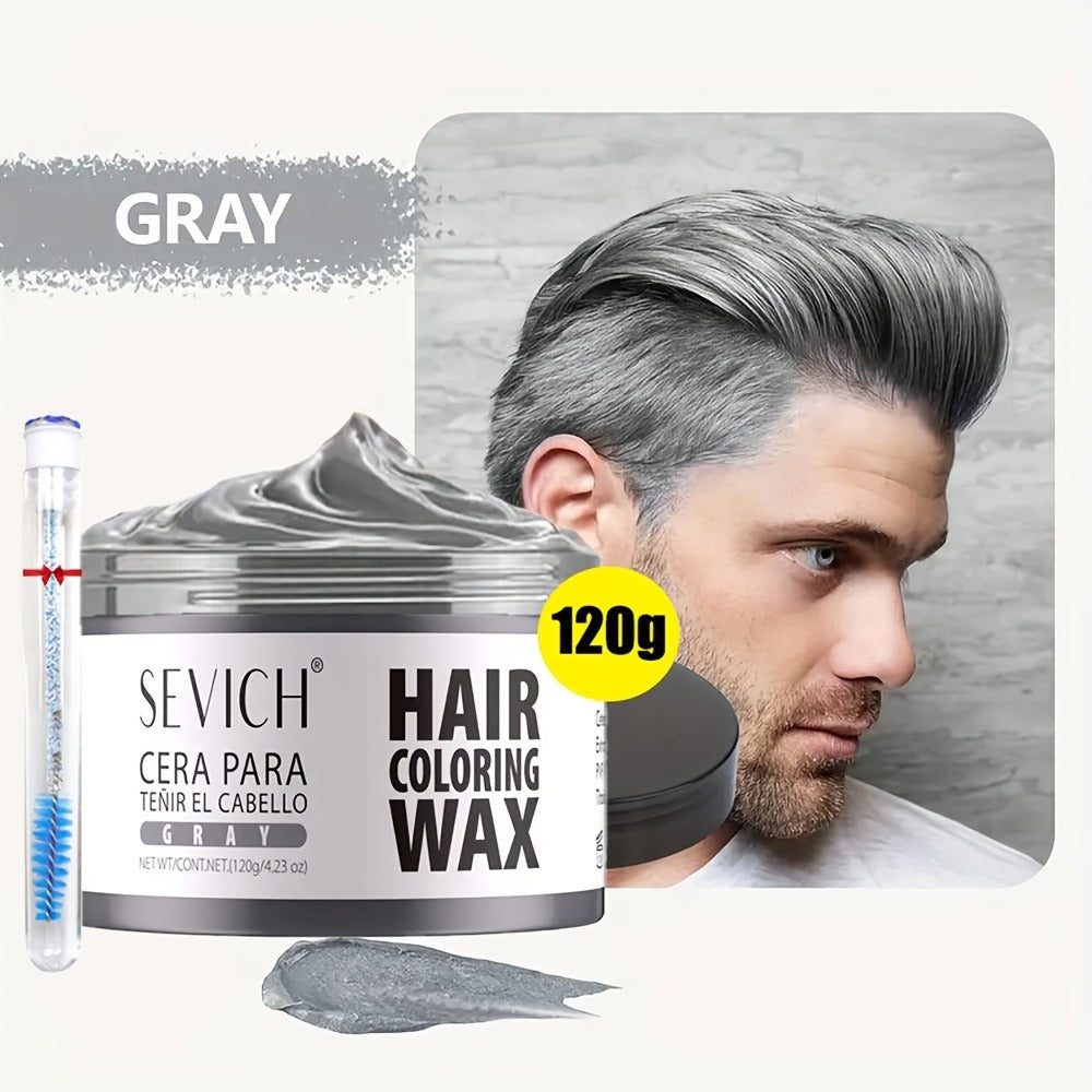 Temporary Hair Color Wax with Strong-Hold Styling Formula in Ten Shades for Parties and Costumes