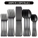 20pcs, Black