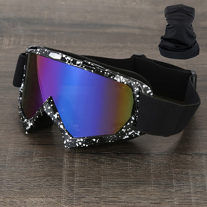 Thirty-Style NAFEIB Ski Goggle and Matching Headwear Set with Mirrored, Clear, Silver and Gray Lens Options
