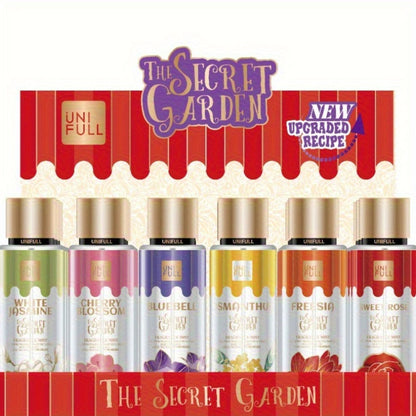 Floral Fruity Eau de Toilette Body Spray for Women 8.4oz — Long-Lasting Hair & Body Mist, 13 Scents Colorful Bottle, Perfect for Daily Wear Dates Parties & Gifting