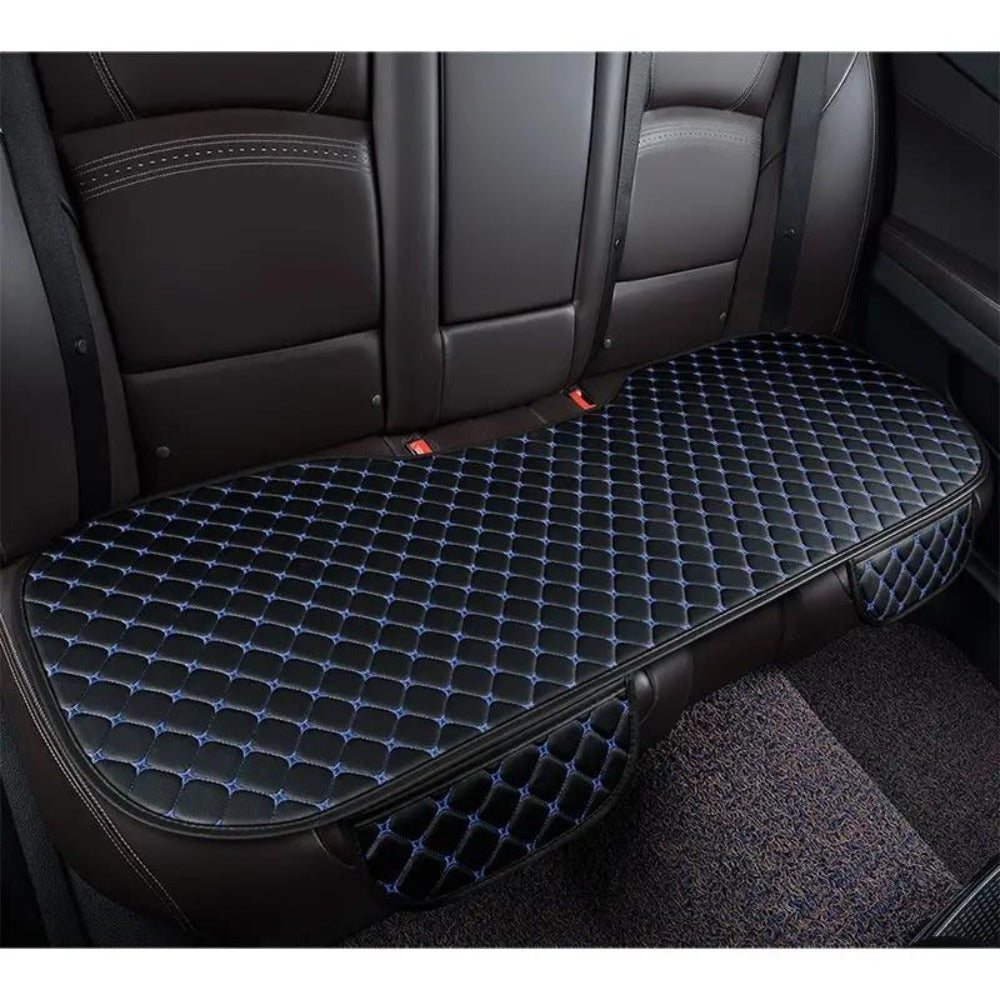 Car Seat Cover Rear Bench Protector with Source-Listed Water-Resistant Surface in Black or Red