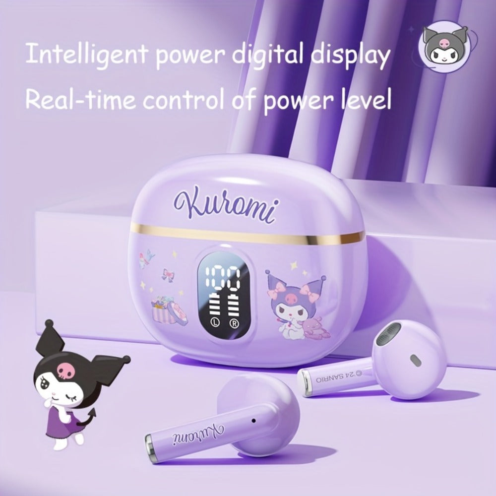 Sanrio Hello Kitty Kuromi Cinnamoroll Bluetooth Earbuds Cute Wireless Earphones 3 Styles Power for an Everyday Personal Care Routine