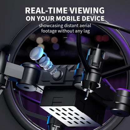 Watch-Controlled Mini RC Drone with Two Rechargeable Batteries in Blue, Green or Black for Indoor Flight