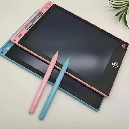 Two-Pack 10-Inch LCD Writing Tablets in Blue and Pink with Matching Styluses and Color-Line Screens